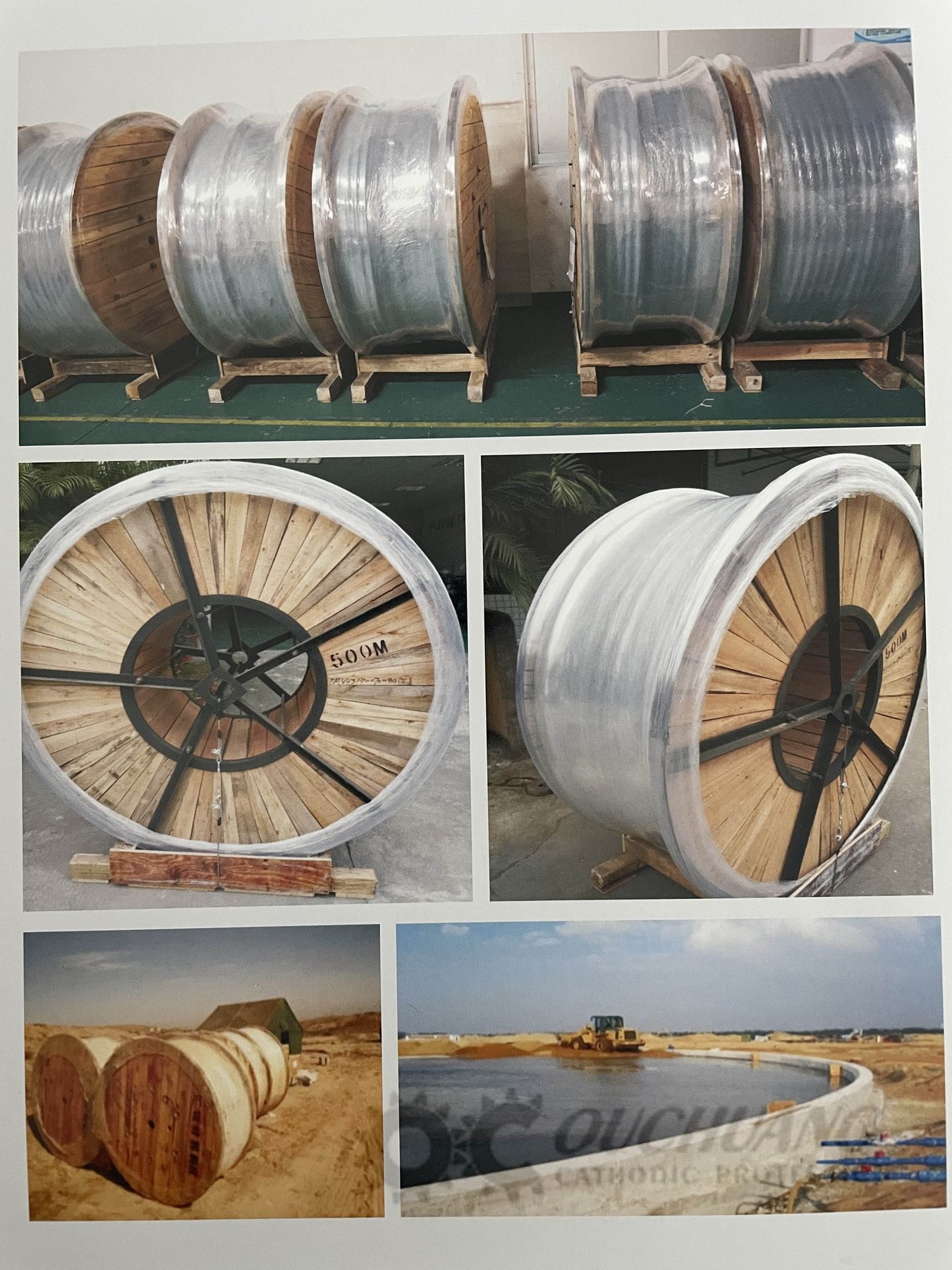 MMO/Ti flexible anode finished production